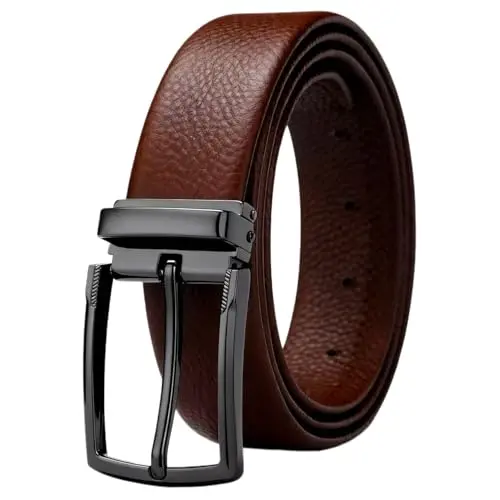 knee length dresses for ladies BELTLEY Brown Japanese Oak Vegetable-Tanned Leather Dress Belt-1.5